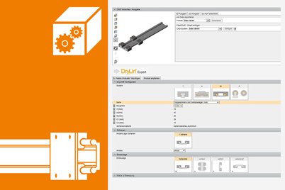 CAD Konfigurator für Linearsysteme